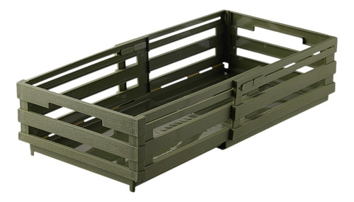 Cesta De Almacenamiento Organizadora De Armario, Verde