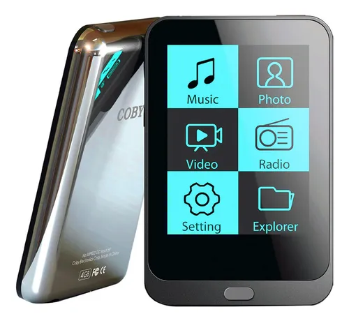 Reproductor De Vídeo Mp3 Coby De 2 Pulgadas Y 4 Gb Con Radio