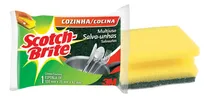 Comprar Fibra Esponja Salvauñas Pesada Scotch Brite X 12 Unidades