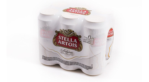 Cerveza Stella Artois Lata 473ml Pack X 6 Unidades.