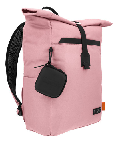 Mochila Ejecutiva Airpack Portalaptop Adventure Bound Color Rosa Diseño De La Tela Lisa