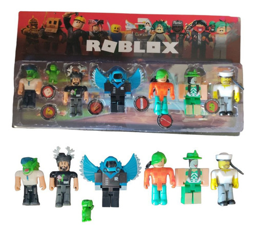 Bonecos Roblox Especial Com 6 Personagens + Acessórios