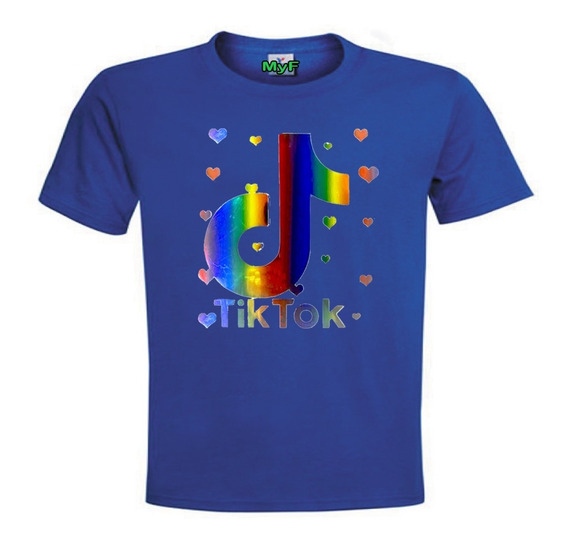 Poleras Niños Adultos Tik Tok 100% Algodón Poleras Niños Adultos Tik Tok 100% Algodón