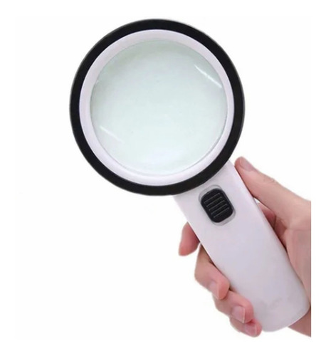 Lupa 10x Con 12 Luz Para Lectura/joyería/relojería 90mm