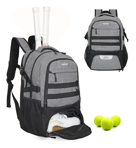 Mochila Golin Para Raquetas De Tenis Zapatos Y Accesorios 