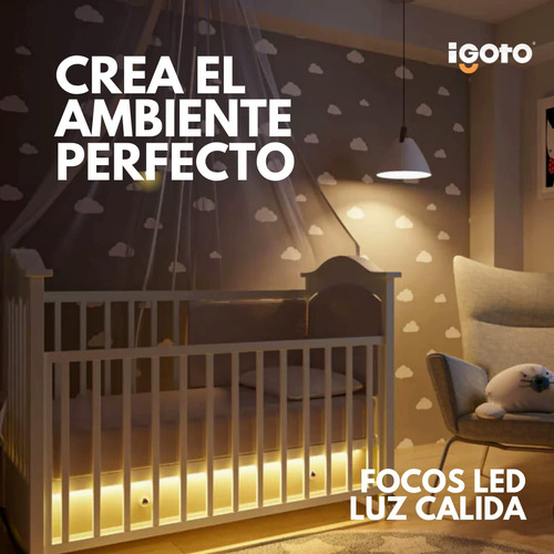Bombilla Led A60 12w Luz Cálida 10 Pack