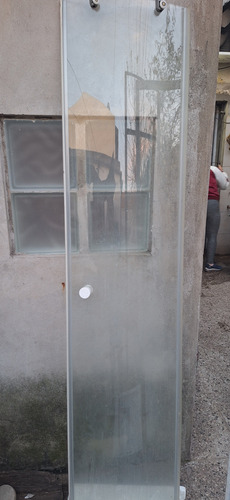 Puerta Curva Para Mampara/box De 80x80 Blanco Blanco (Usado)
