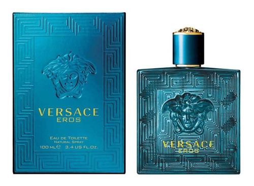 Perfume Hombre Versace Eros 100 Ml Eau De Toilette Original