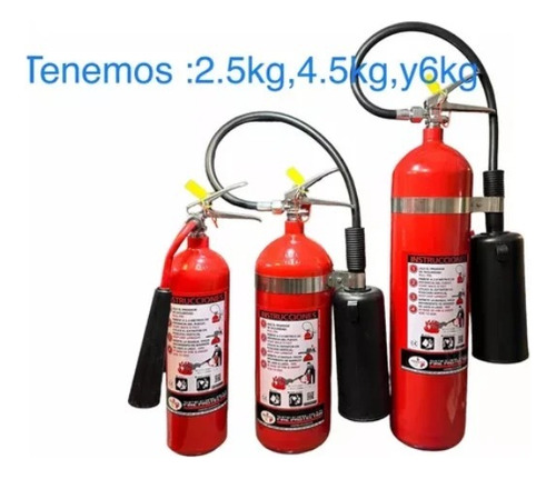 Extintor Co2 4.5 Kg Nuevos* Cargados