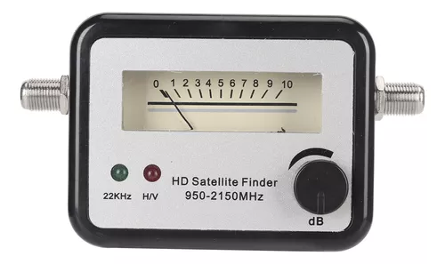  01 02 015 Medidor de fuerza de señal de antena de TV, sin  necesidad de recalibrar el medidor de fuerza de señal de TV,  retroiluminación LCD para ajustar el plato del
