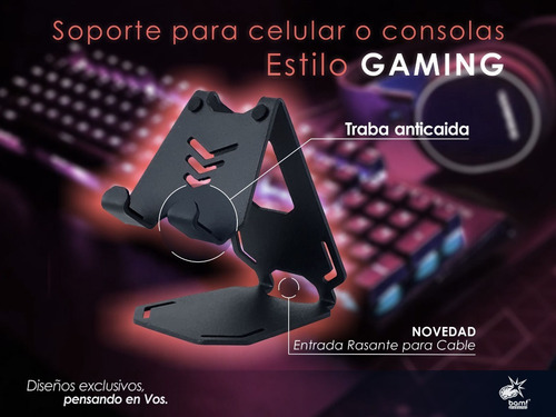Soporte Celular Diseño Gaming Apto Consola Bam G4 Premium!!