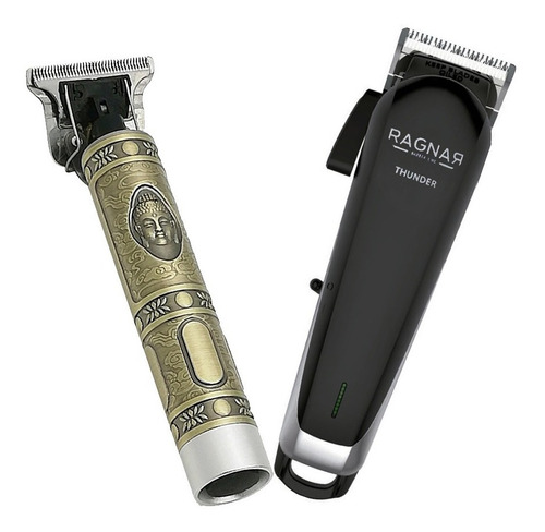 Cortadora Pelo Ragnar Thunder Eurostil + Trimmer Buda Barber