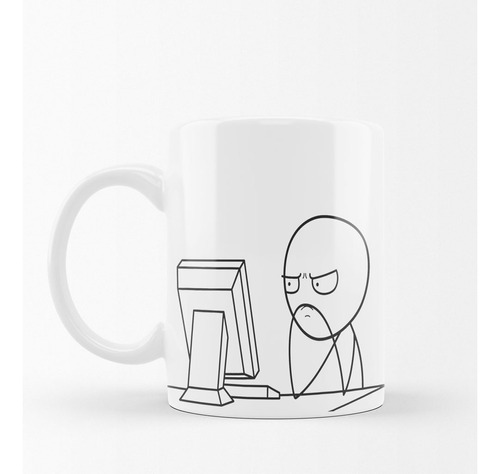 Taza Cerámica Meme Troll Regalos