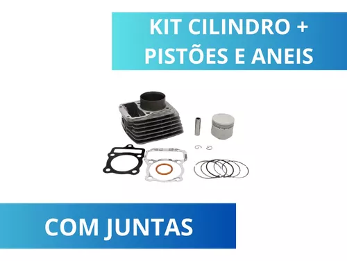 Kit Cilindro Pistão E Aneis Dafra Kansas 150 E Speed 150 - Vedamotors -  Cilindro de Moto - Magazine Luiza