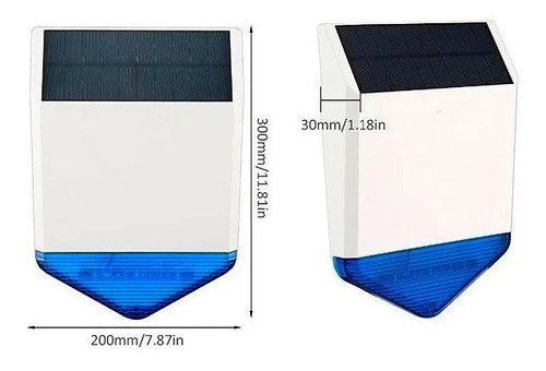 Alarma Commax Sirena Exterior Solar Kr-sj1