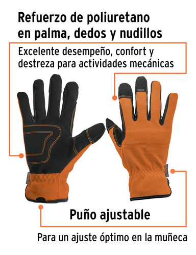 Guante Mecánico Palma Reforzada 10848 Truper