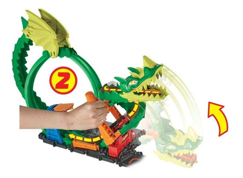 Imagen 3 de 7 de Hot Wheels Pista Épica De Dragon