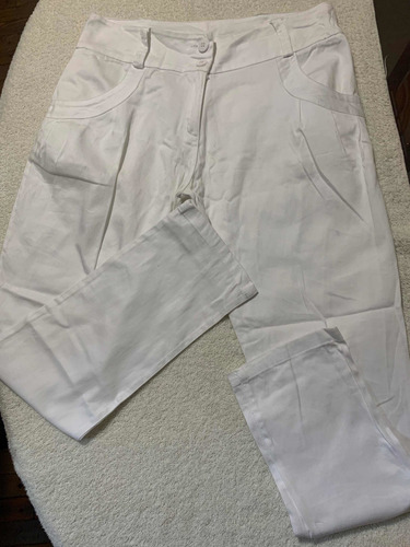 Pantalón Blanco De Vestir Talle 36