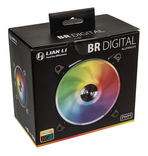 Imagem 5 de 5 de Cooler Fan Lian Li Bora Digital Black 120mm Rgb - Br Digital