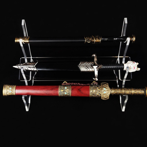 Soporte Para Colgar Samurai, Estante Para Flauta Dos Capas