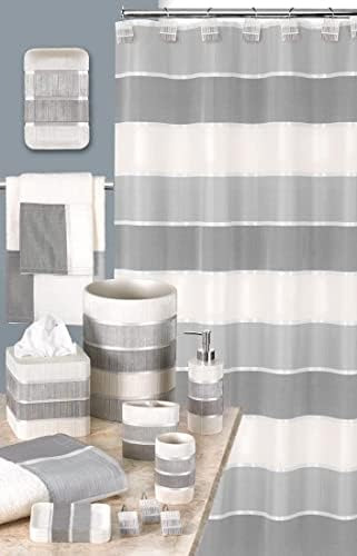 Zahari Home Juego De 4 Accesorios De Baño Modernos De Línea