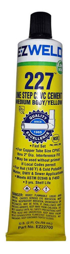 Pegamento Cpvc 2oz Amarillo Ezweld