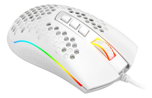 Mouse Para Jogo Redragon Storm Elite M988 Lunar White