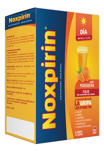 Noxpirin Día Adultos Acetaminofén + Fenilefrina Siegfried Ca