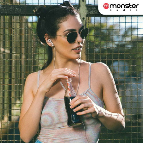 Audífonos Manos Libres Monster Audio Modelo M21wt Blancos