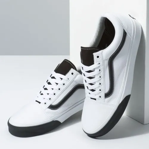 Tenis Vans Old Blanco/negro 1voy