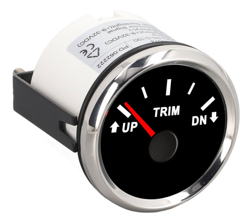 Marine Trim Gauge Boat Up Dn Ip67, 52 Mm, Impermeable, Rojo