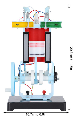 Experimento FĂsico De 4 Tiempos De Juguete Modelo Con Motor