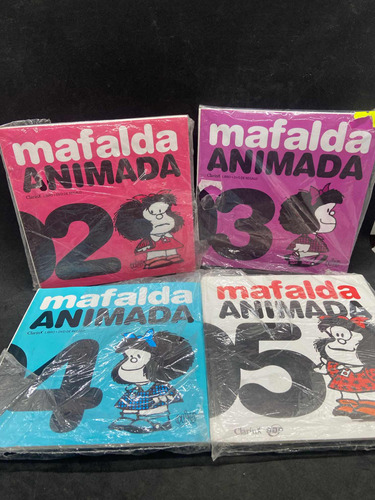 Libro Y Dvd De Mafalda 2, 3, 4 Y 5  (2602)