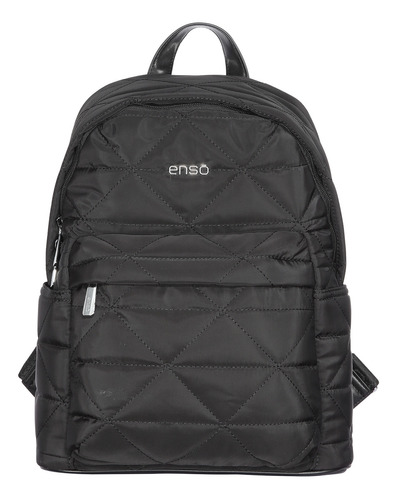 Bolsa Backpack Para Mujer Enso Eb507bpb Color Negro