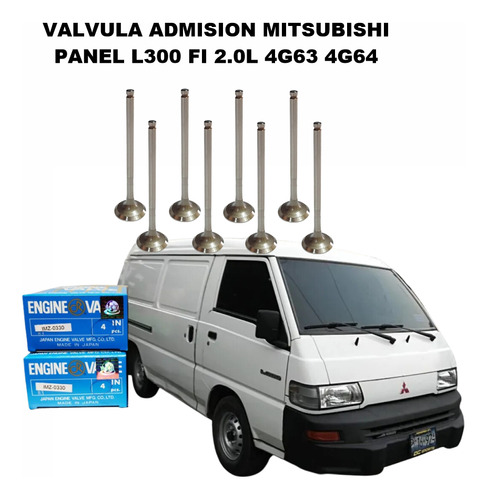 Valvula Admision Mitsubishi Panel L300 Fi 2.0l 4g63 4g64