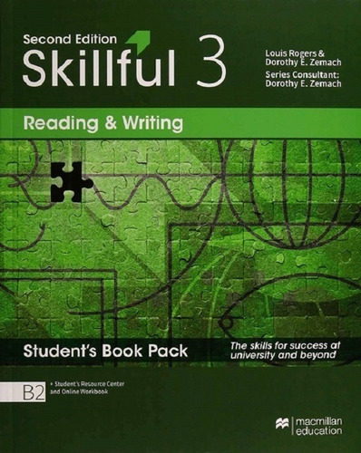 Skillful 2/e Read And Writing Sb Pk 3 Pr, De Jennifer Bixby (author), Jamie Scanlon (author), Dorothy Zemach (author). Editorial Macmillan, Tapa Blanda En Inglés, 2018
