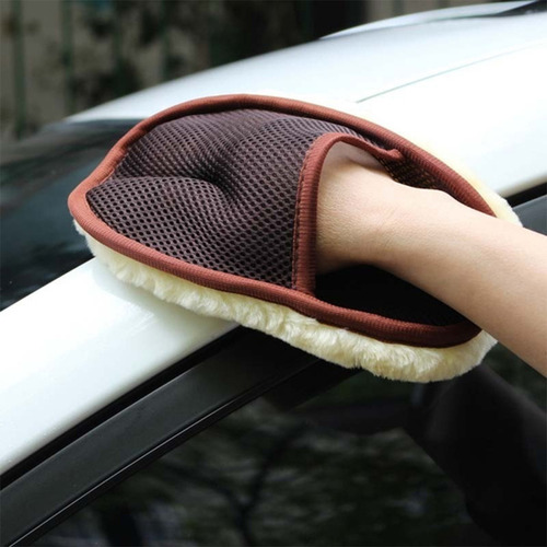 Cepillos De Limpieza A Car Care, Guantes De Pulido, De Lana,