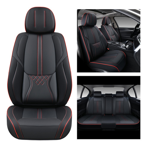 Juego Completo De Fundas Para Asientos De Coche Bwtjf, Piel