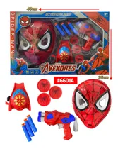 Comprar Mascara Pistola Lanza Dardos Spiderman Avengers Juguetes