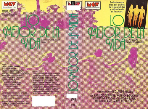 Lo Mejor De La Vida Vhs Claude Miller Patrick Dewaere 1976