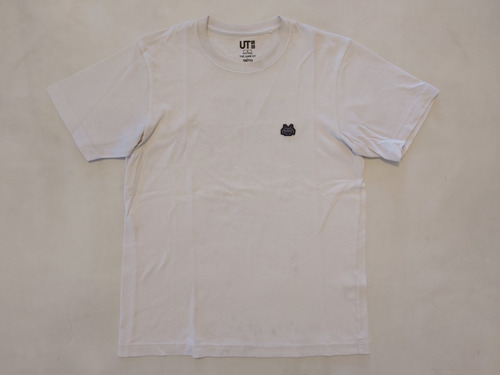 Remera Blanca Manga Corta Uniqlo Talle S The Game By Taito 