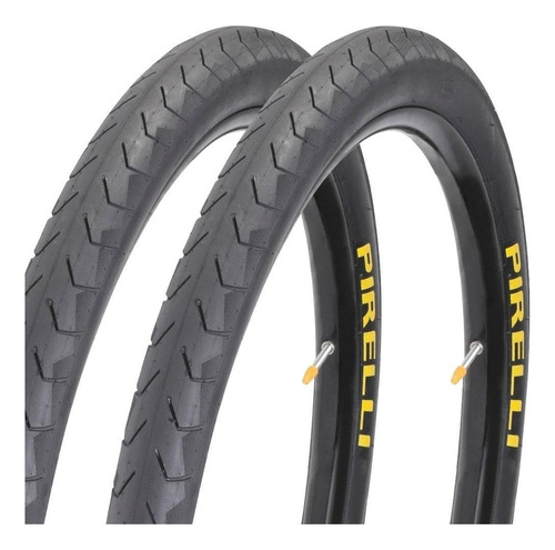 Kit 2 Pneus Bike Pirelli Phantom Street 700x32 Aro 29 Arame Cor Preto