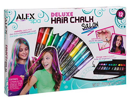 Alex Spa Deluxe Hair Chalk Salon Actividad De Moda Niñ...