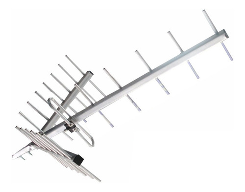 Antena Tda Hd Yagi 7 Elementos + Cable 10mts + Soporte Pared