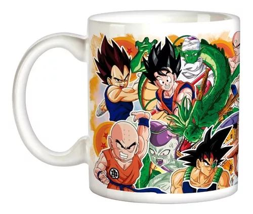 Caneca Xícara Dragon Ball Z Goku E Personagens Do Desenho