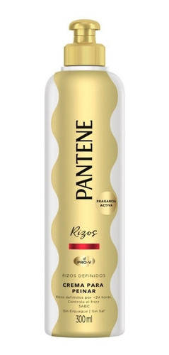 Crema Para Peinar Pantene Rizos Definidos Anti Frizz 300 Ml