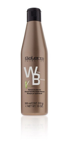 Salerm Cosmetics Shampoo Especifico Cabellos Blancos 500ml