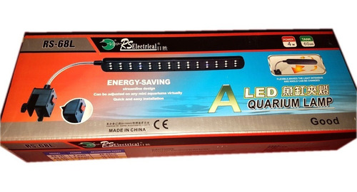 Lampara Led Rs 68l Con Clip Para Acuarios De 40 A 60 Cm/4w