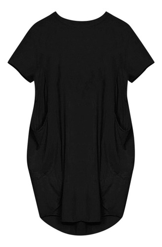 Rebajas Jersey De Vestir Holgado De Manga Corta Para Mujer,