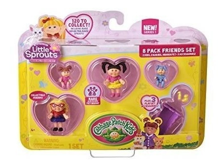 Imagen 3 de 9 de Little Sprouts Figuras Muñecos Articulados Pack X 8